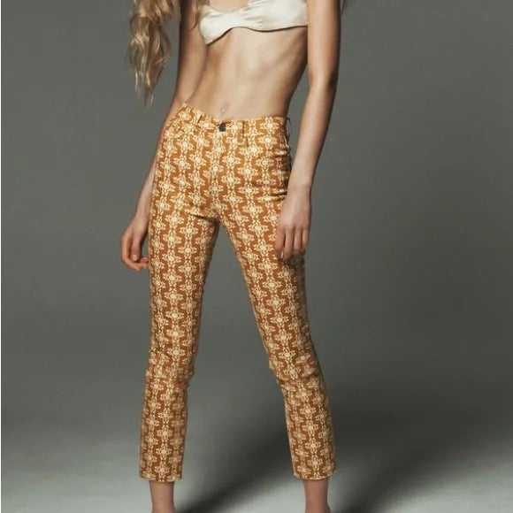 Zara Hardal Desenli Kadın Pantolon XS