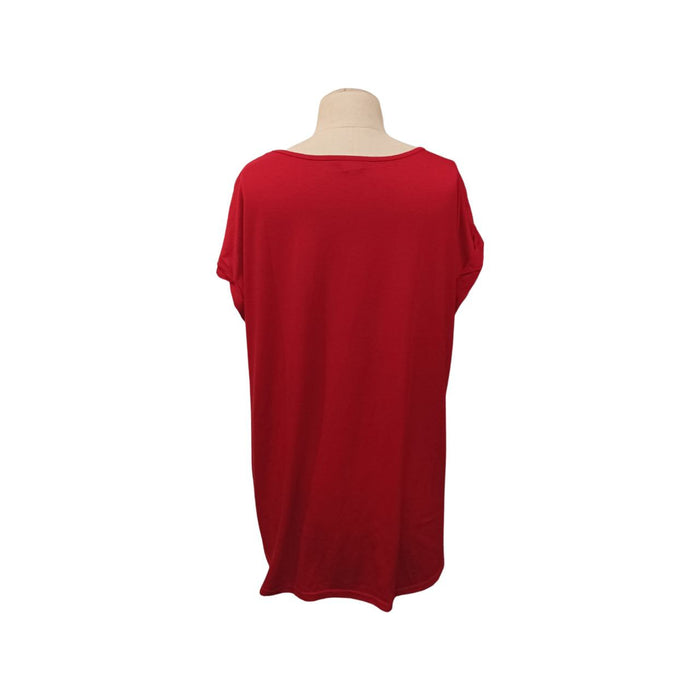 Max Kırmızı Kadın T-Shirt XXXL