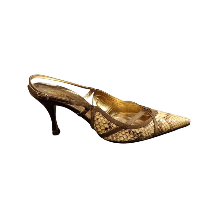 Dolce&Gabbana Kahverengi Kadın Topuklu Ayakkabı 38