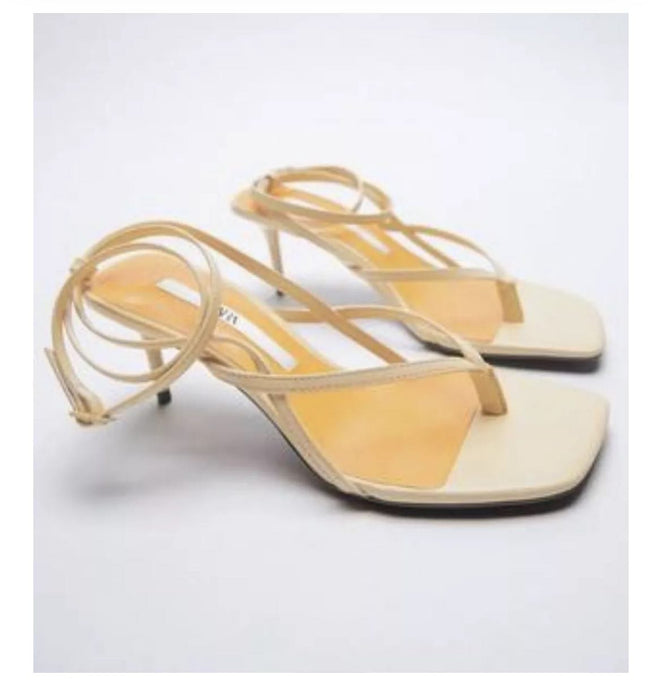 Zara Sarı Kadın Topuklu Ayakkabı 38