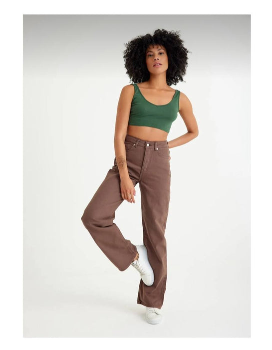 H&M Kahverengi Kadın Pantolon 36
