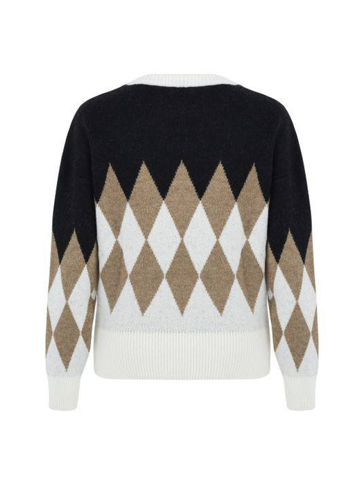 New In çok Renkli Kadın Kazak M