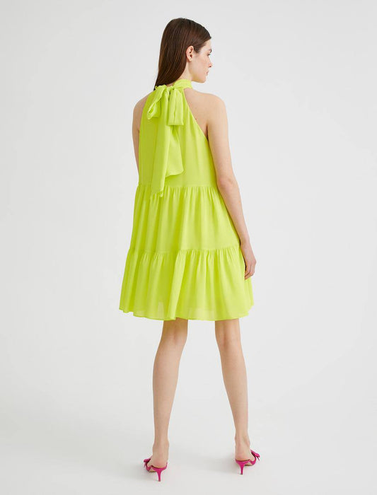 Koton Fosforlu Yeşil Kadın Elbise XS