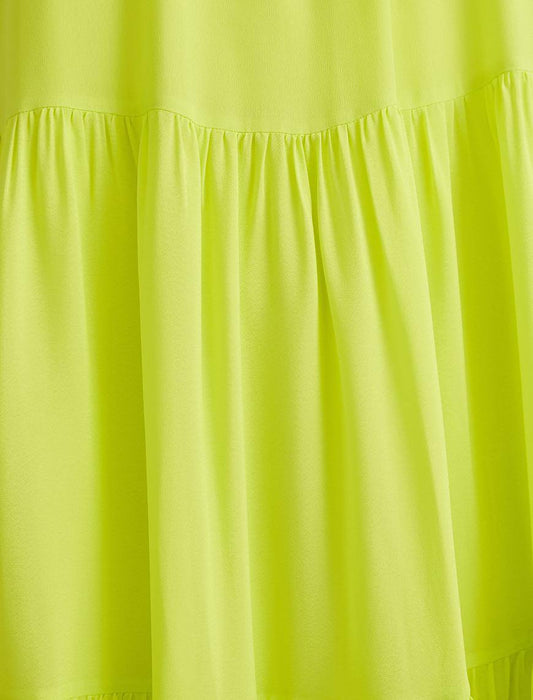 Koton Fosforlu Yeşil Kadın Elbise XS