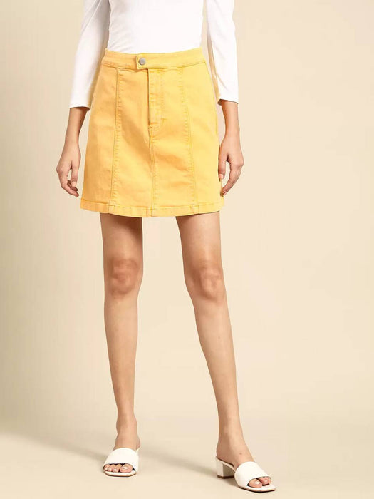 OXXO Sarı Kadın Etek XS