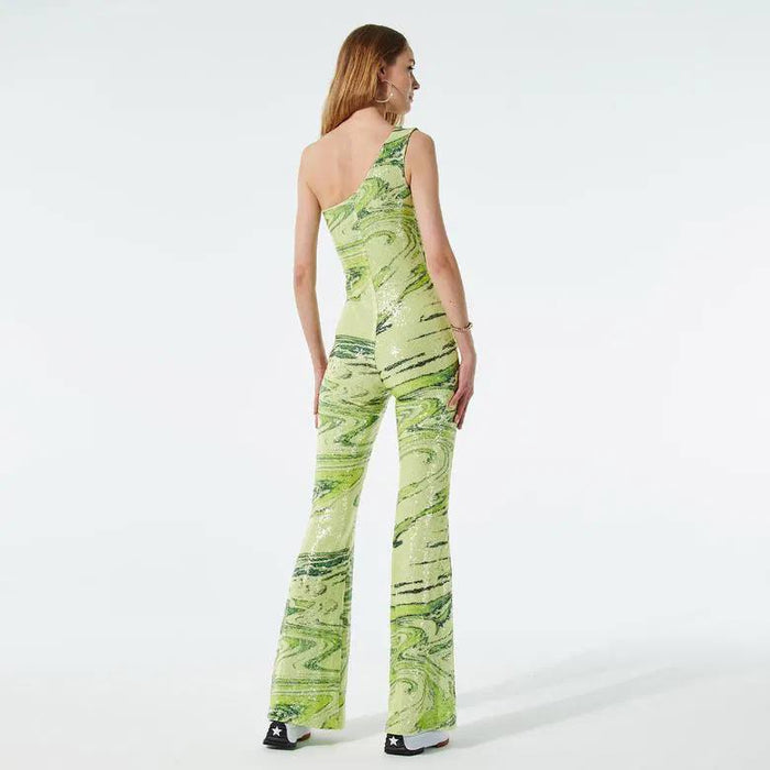 Jadem Yeşil Kadın Tulum XS