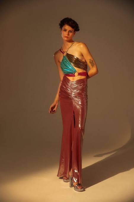 Viola & Vesper Çok Renkli Kadın Elbise XS