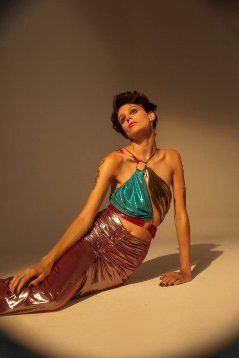 Viola & Vesper Çok Renkli Kadın Elbise XS