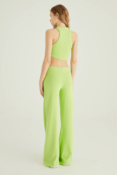 NAIA Fıstık Yeşili Havlu Kumaş Eşofman XS