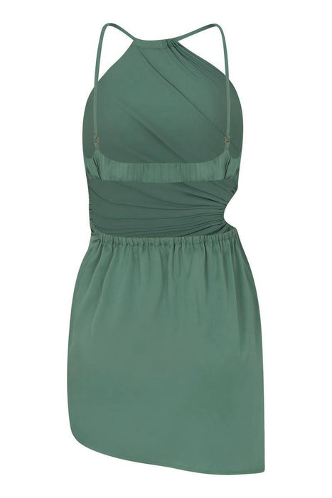 Rhodochrosite Mavi Mini Kadın Elbise S