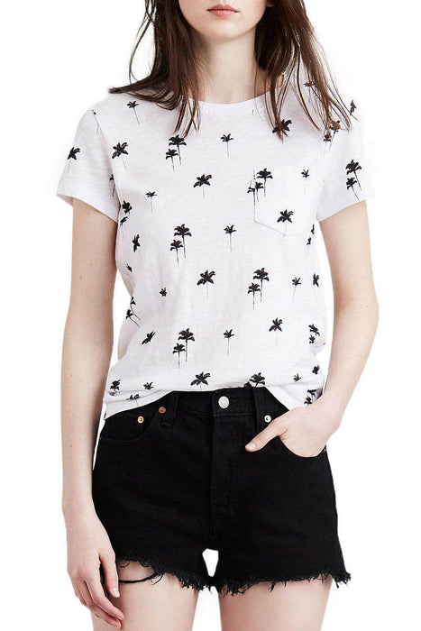 Levi's Beyaz Kdın T-Shirt S