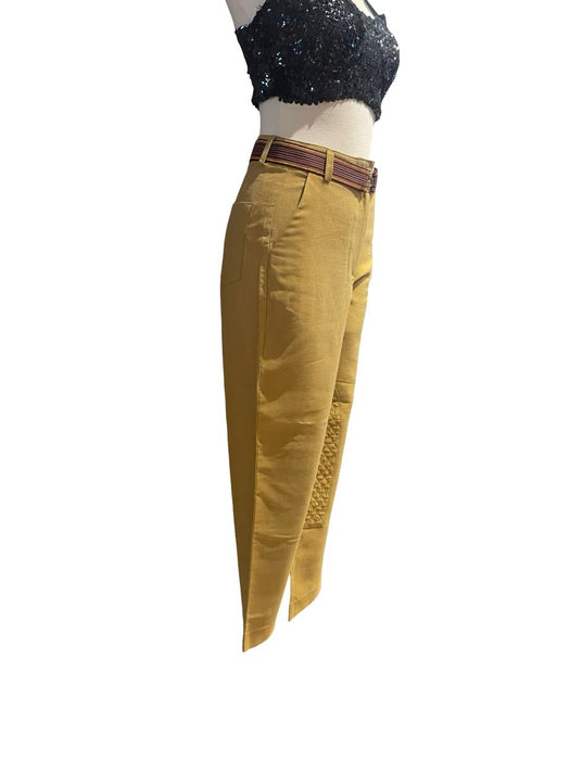 Yargıcı Hardal Kadın Pantolon S