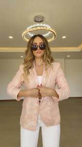 Topshop Pembe Kadın Ceket Pantolon Takım S