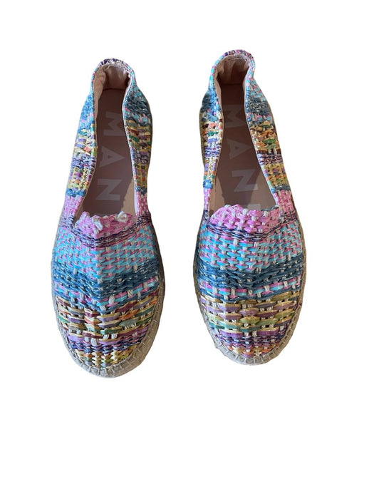 Manebi Çok Renkli Espadril Ayakkabı 39