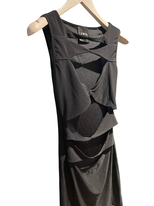 SMRG Siyah Mini Kadın Elbise S