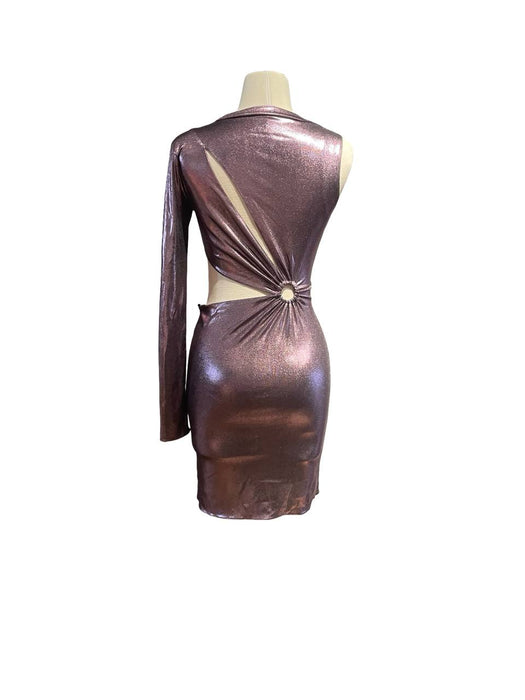 AGYA Parlak Pembe Kadın Elbise XS