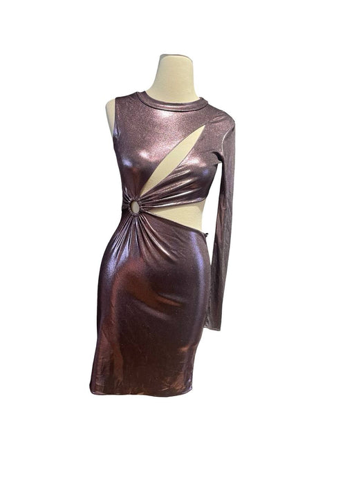 AGYA Parlak Pembe Kadın Elbise XS