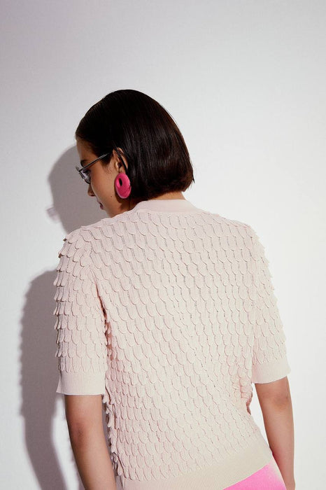 Rue Pembe Kadın Kazak XS