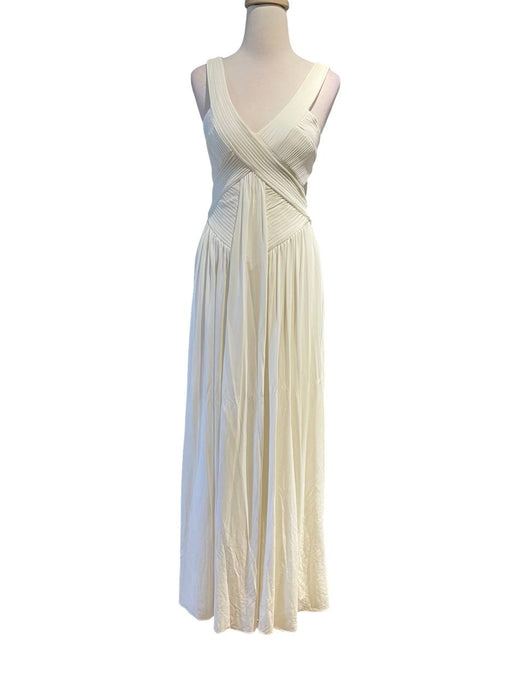 BCBG Max Azria Ekru Kadın Elbise S