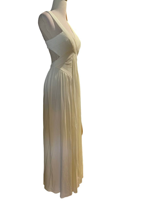 BCBG Max Azria Ekru Kadın Elbise S