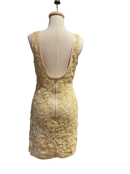 BCBG Max Azria Bej Kadın Elbise S