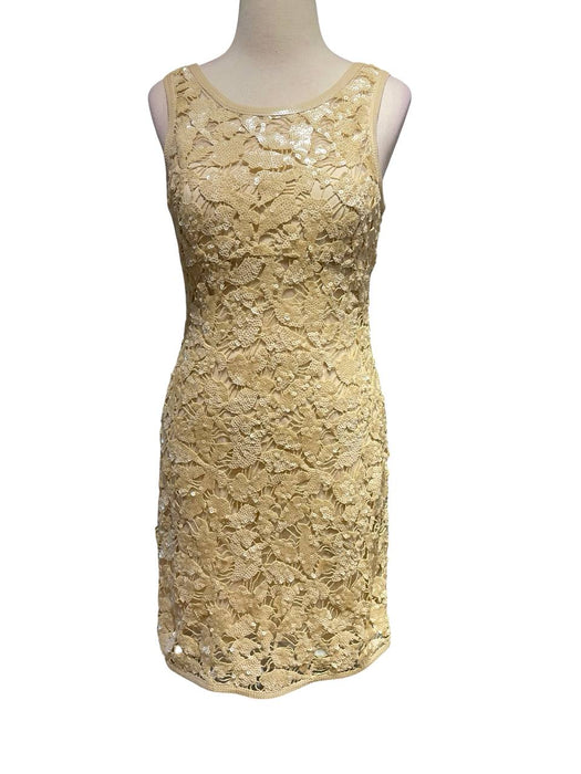 BCBG Max Azria Bej Kadın Elbise S