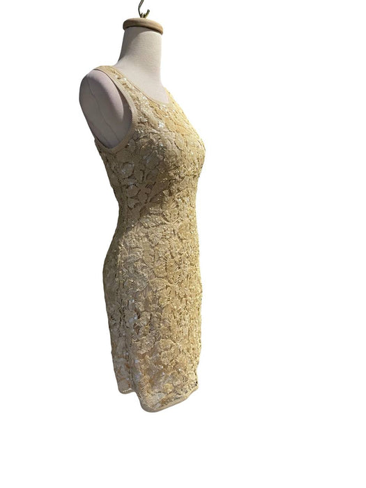 BCBG Max Azria Bej Kadın Elbise S