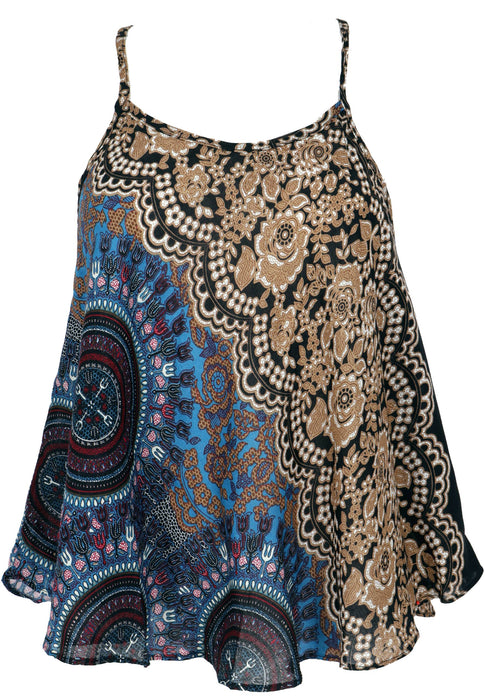 Boho Çok Renkli Kadın Bluz S