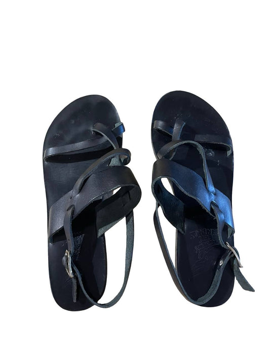 Ancient Greek Sandals Siyah Kadın Sandalet 37