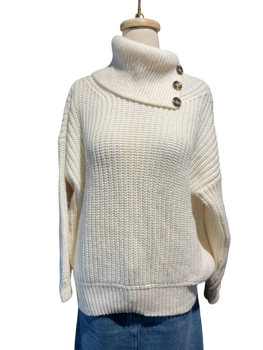 Zara Ekru Kadın Kazak L