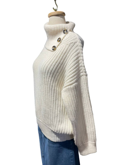 Zara Ekru Kadın Kazak L