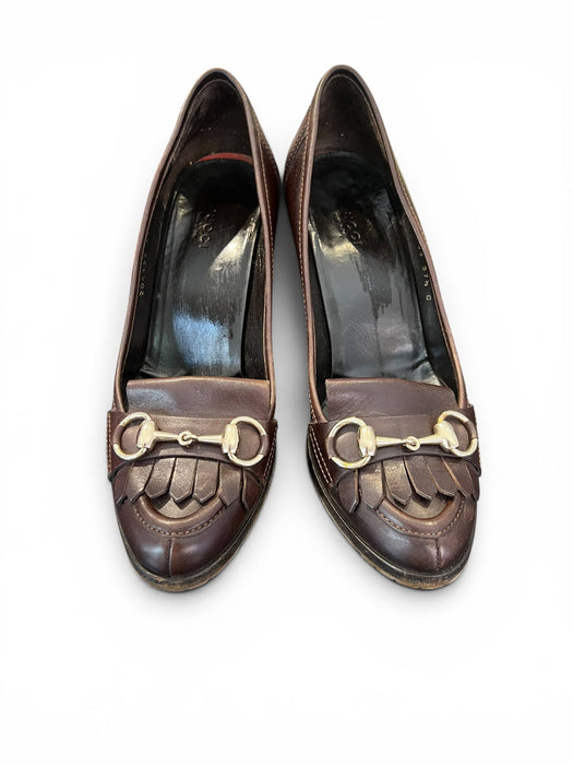 Gucci Kahverengi Kadın Topuklu Ayakkabı 37,5