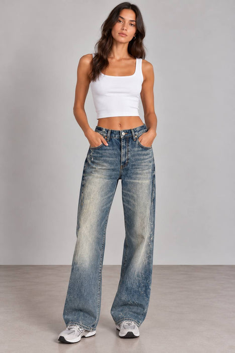 Zara Mavi Kadın Pantolon XS