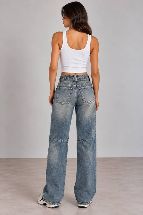 Zara Mavi Kadın Pantolon XS