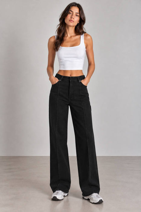 Zara Siyah Kadın Jean Pantolon XS