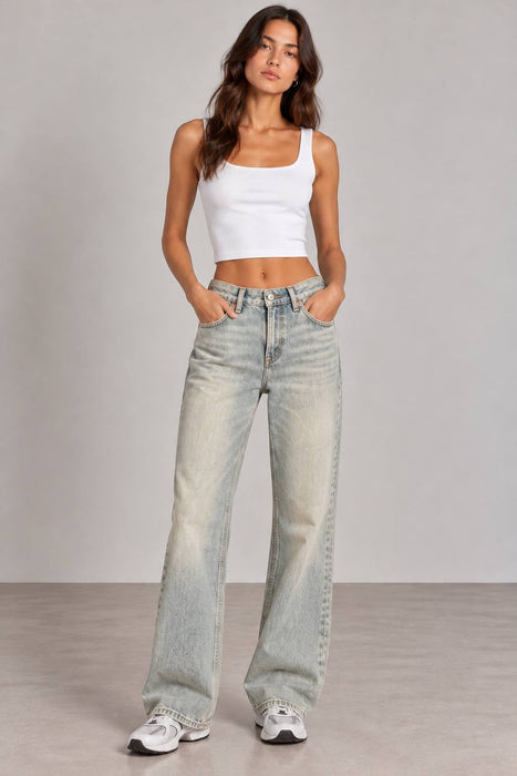 Zara Açık Mavi Kadın Jean Pantolon XS