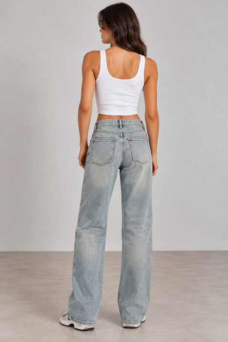 Zara Açık Mavi Kadın Jean Pantolon XS