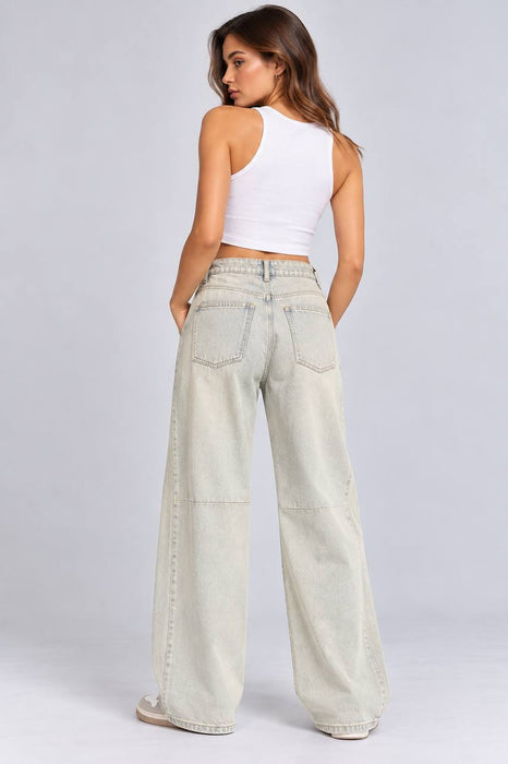Zara Açık Mavi Kadın Jean Pantolon XS