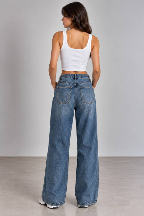Zara Mavi Kadın Jean Pantolon XS