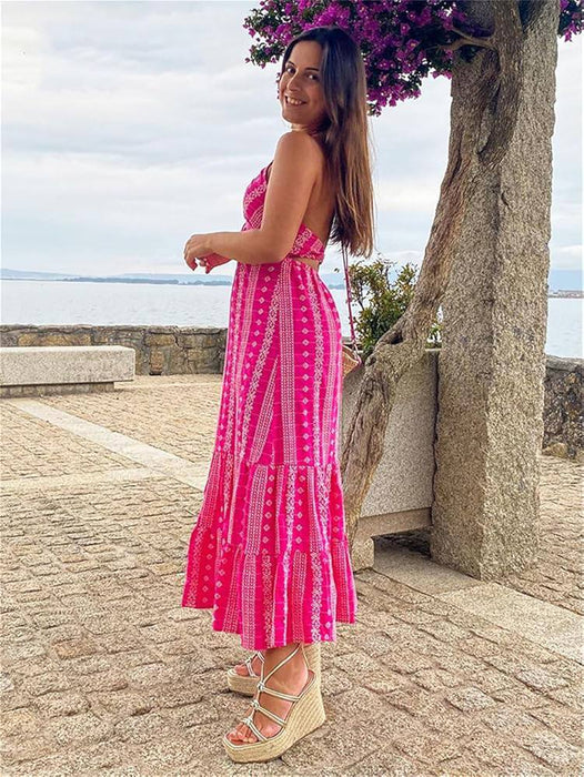 Zara Pembe Kadın Elbise M