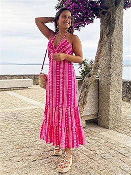 Zara Pembe Kadın Elbise M