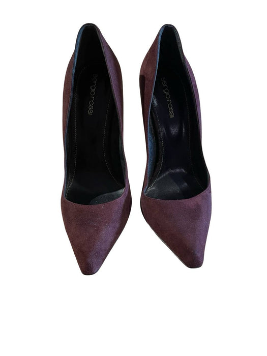 Sergio Rossi Kahvrengi Süet Kadın Ayakkabı 39