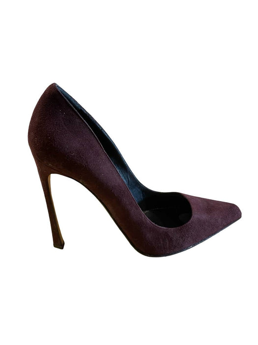 Sergio Rossi Kahvrengi Süet Kadın Ayakkabı 39