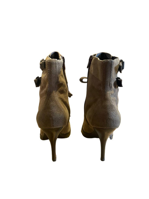 Ash Kahverengi Kadın Topuklu Bot 40