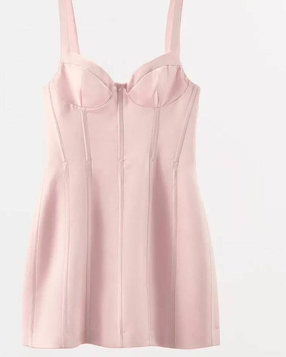 Zara Pembe Kadın Elbise XS