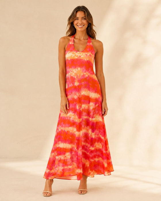 Cityl Pearl Kırmızı Elbise M/L