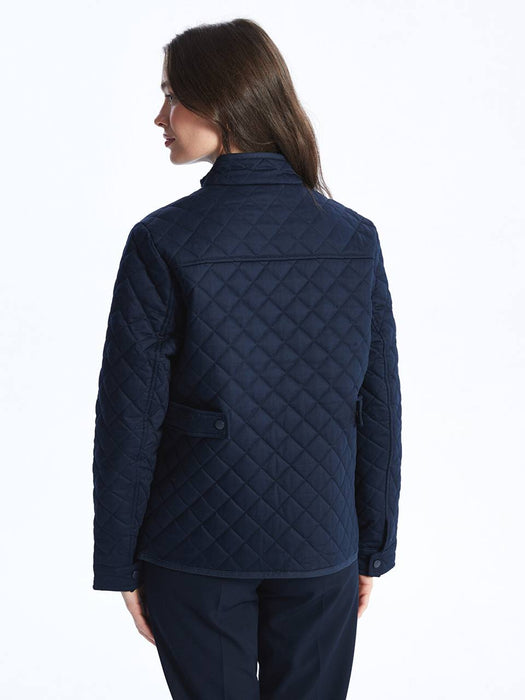LCW Lacivert Kadın Kapitone Mont XL
