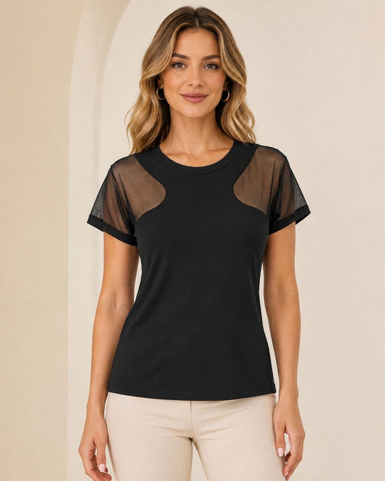 Weshirt Siyah Kadın Tshirt S
