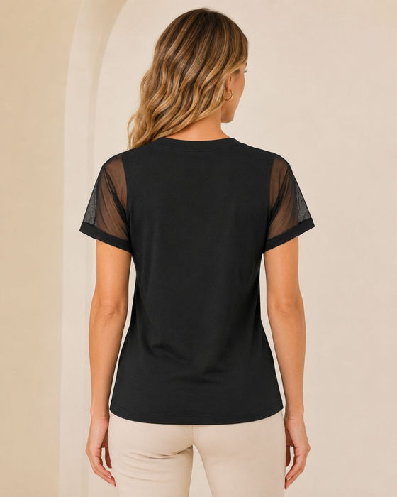Weshirt Siyah Kadın Tshirt S