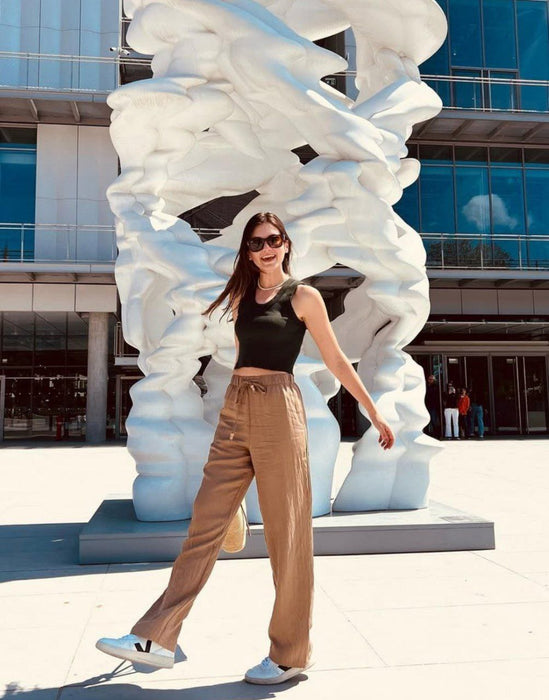 Zara Bej Kadın Pantolon XS